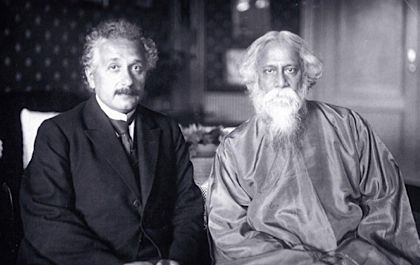 Albert Einstein y Rabindranath Tagore