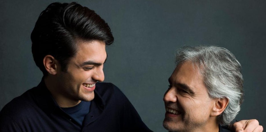 Andrea Bocelli y su hijo Matteo Bocelli