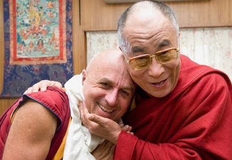 Matthieu Ricard y el Dalai Lama